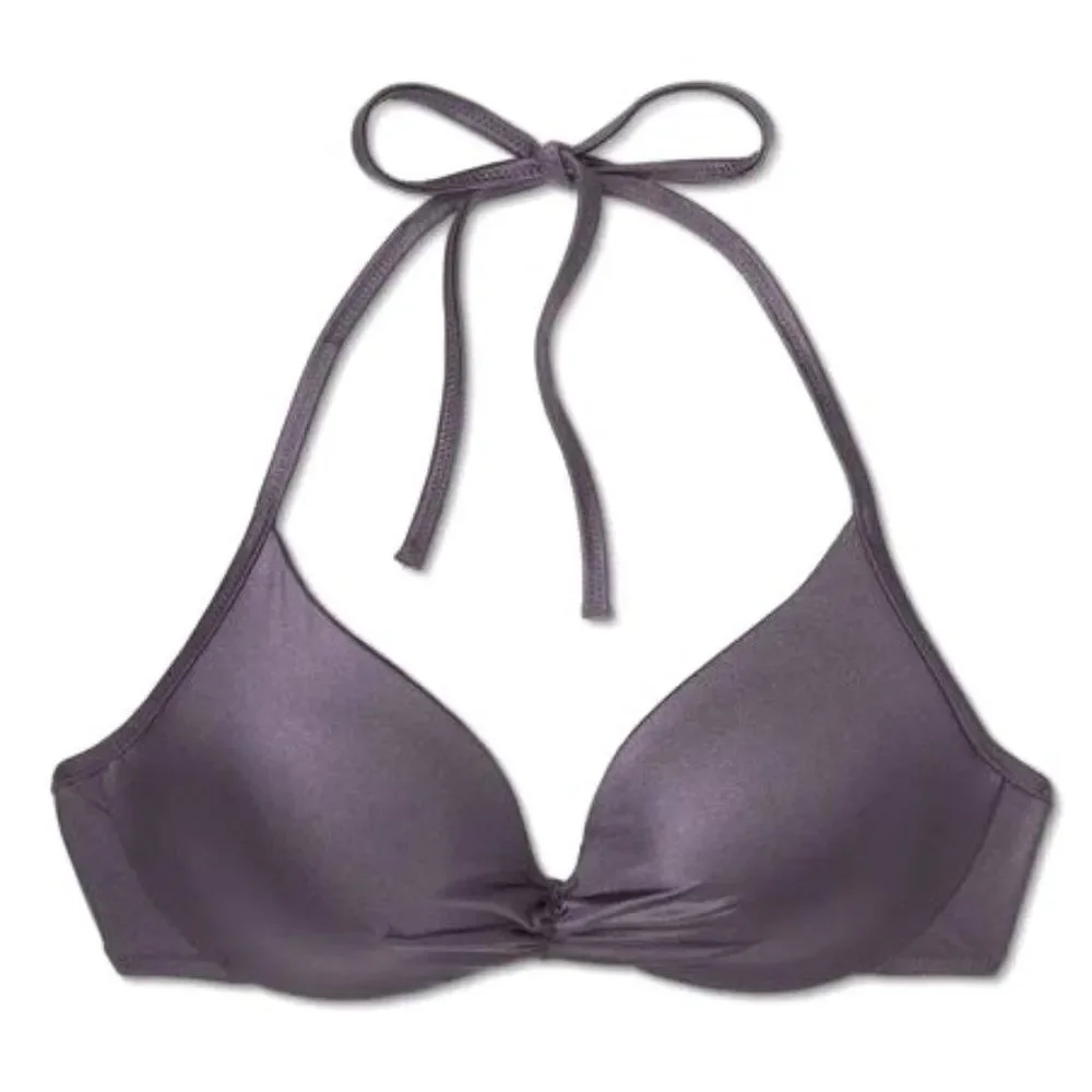 💥NWOT Shade & Shore Dream Halter Bikini Top Sz 38DD